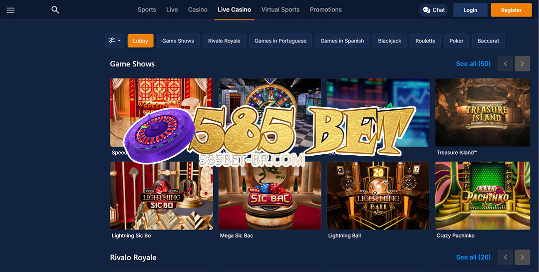 585 bet casino